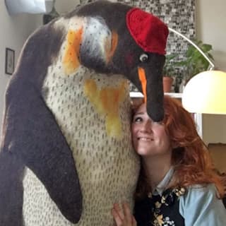 De vilten pinguin is af